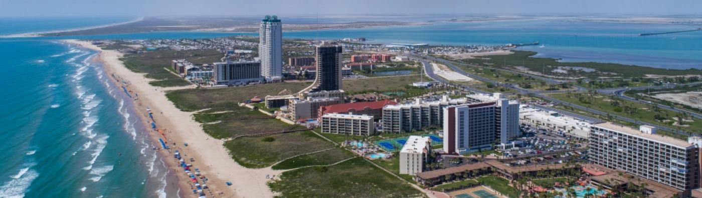 Aerial view of Mission, TX
