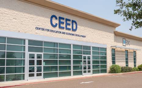 exterior of CEED building